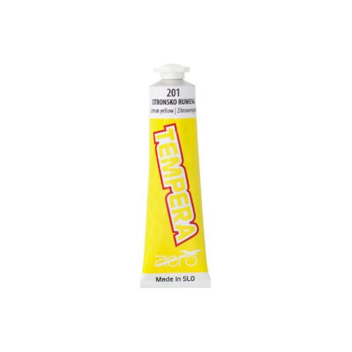  Barva tempera Aero 42ml tubica limonina rumena Slike