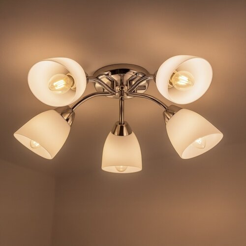  plafonski luster portos 5xE14/10W/230V sjajni hrom Slike