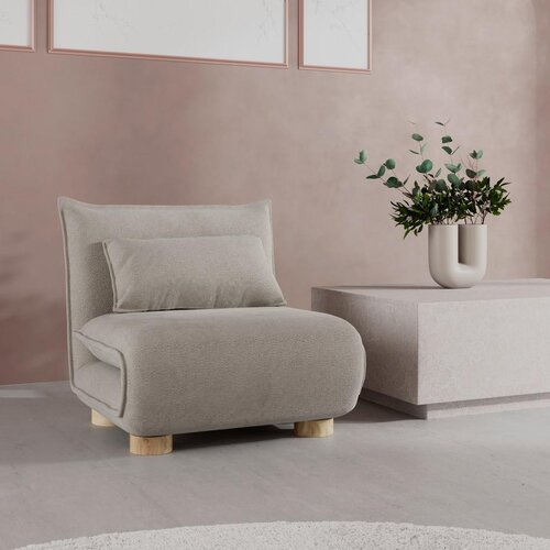 Bessagi Home Fotelj S Funkcijo Leži&amp;scaron;ča Bella, Bež Slike