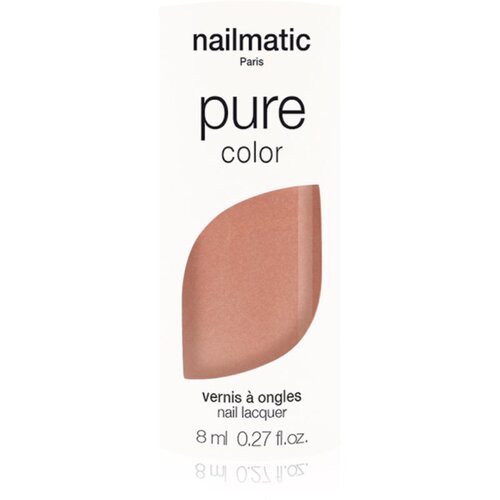 Nailmatic Pure Color lak za nokte BRITANY- Beige Nacr&amp;eacute; / Pearl beige 8 ml Slike