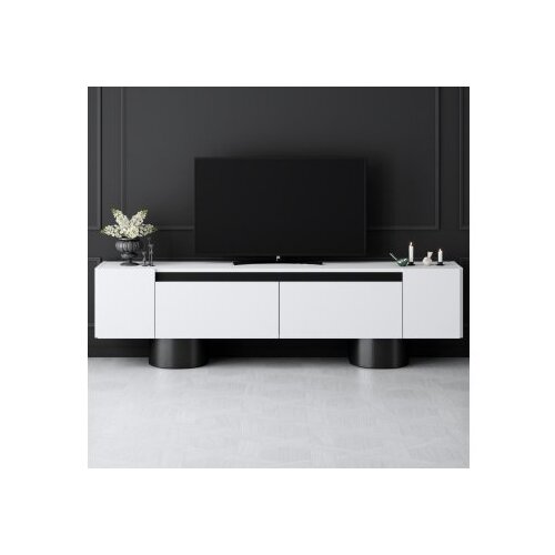 Hanah home tv polica bohem white black Slike