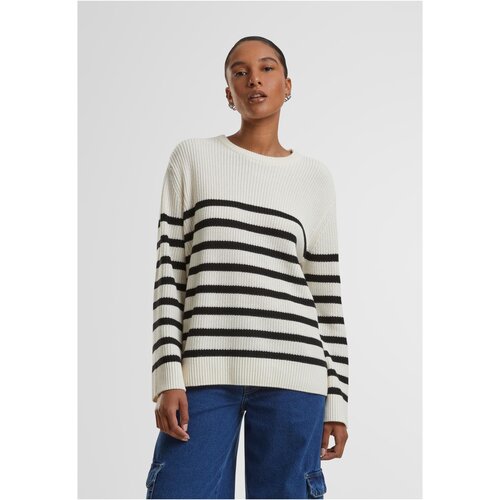 Urban Classics Women&amp;#039;s striped sweater cream/black Slike