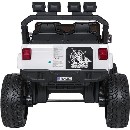  Auto na akumulator Extreme Sport 4&amp;times;4 s podesivom dužinom vozila &amp;ndash; dvosjed &amp;ndash; bijeli Slike