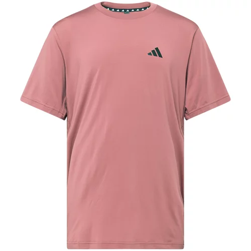 Adidas Tehnička sportska majica 'Essentials' lubenica roza / crna