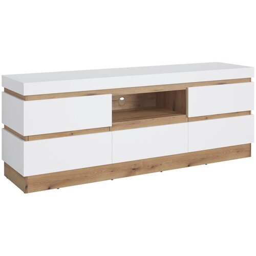 Modern Living Tv-element Calabria, Bela, Barva Hrasta Cene