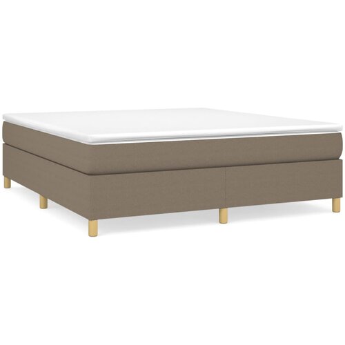 Maison Chic Box spring postelja - Vzmetna postelja z vzmetnico taupe 180x200 cm blago SL8211, (21886236) Cene