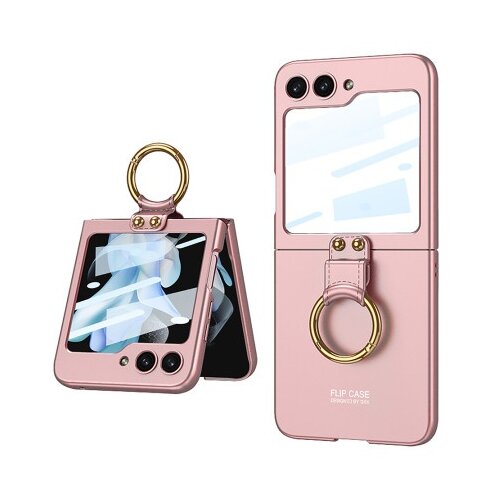  Futrola smooth ring za samsung f741b galaxy z flip 6 5g roze (gkk case) ( F116710 ) Slike
