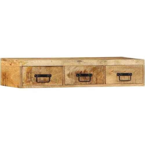 VidaXL Stenska TV omarica 100x30x19 cm trden robusten mangov les Slike