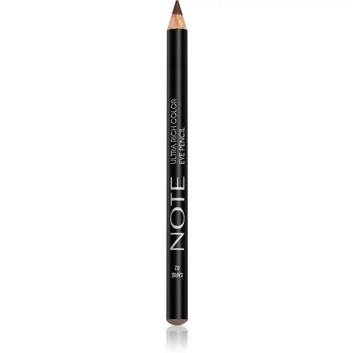 Note Cosmetique Ultra Rich Color Eye Pencil vodootporna olovka za oči nijansa 02 Cafee 1,1 g