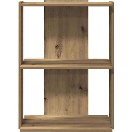 vidaXL Regal za knjige s 3 razina boja hrasta 60x30x80 cm drveni Cijene