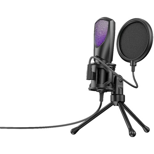 INF RGB igralni mikrofon z zložljivim stativom, filtrom in USB, (5000292081) Cene