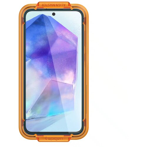 Spigen Glas.tR Align Master (2 kosa) za Samsung Galaxy A55 5G - Prozorni Slike
