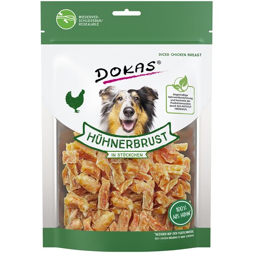 Dokas mesni koščki - 200 g (piščančje prsi v koščkih) Cene
