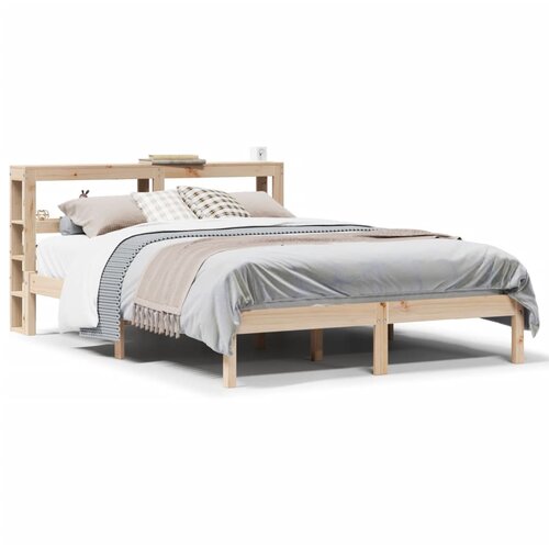 VidaXL Okvir kreveta bez madraca 160 x 200 cm od masivne borovine Slike