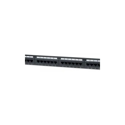 Intellinet patch panel UTP Cat6 24-port 1U 19″ crni