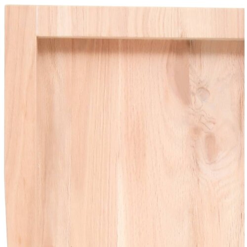  Zidna polica 40x40x(2-4) cm neobrađena masivna hrastovina Slike