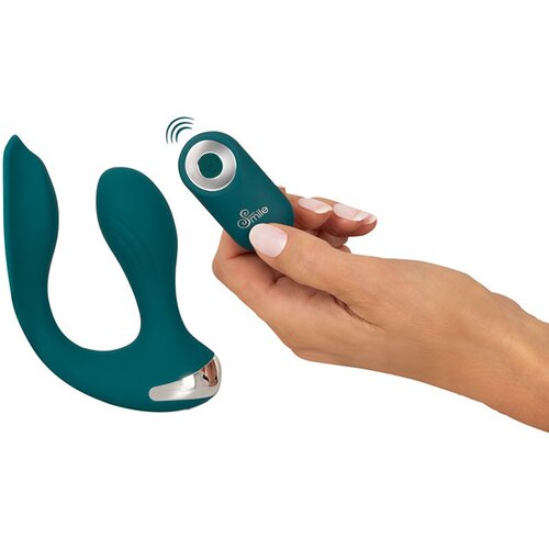Sweet Smile Couples Choice Hands-free - vibrator koji se može pričvrstiti (tirkizna) Slike