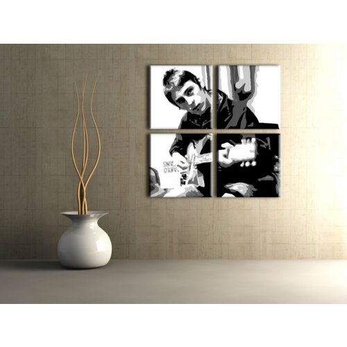  Ročno izdelana slika POP Art Paul Weller 4-delna  (POP ART) Cene