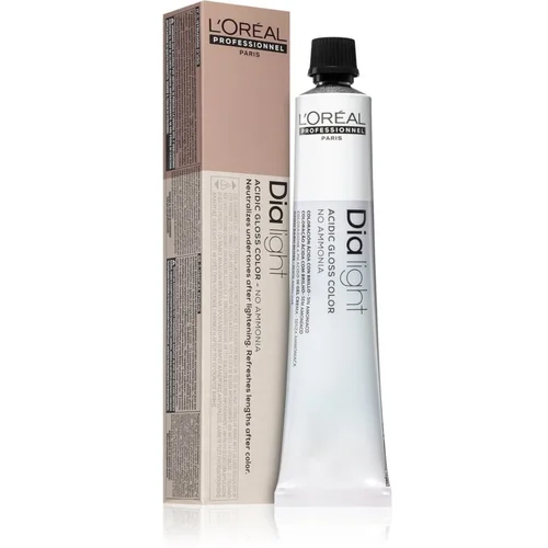 L´Oréal Paris Dialight permanentna barva za lase brez amoniaka odtenek 6.35 Biondo Scuro Dorato Mogano 50 ml