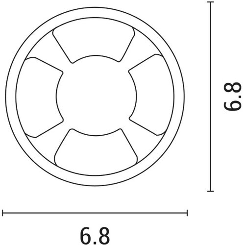  LED ugradno svetlo LED/3W/12V IP65 Slike