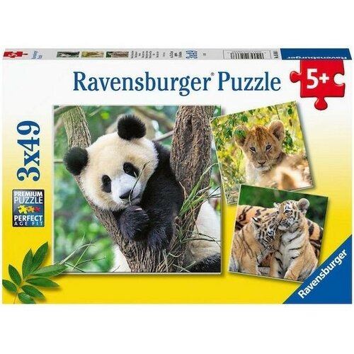 Ravensburger puzzle (slagalice) – panda, tigar, lav Cene