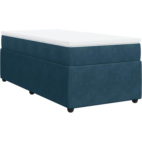 Box spring krevet s madracem tamnoplavi 100x200 cm bar&amp;scaron;unasti Slike