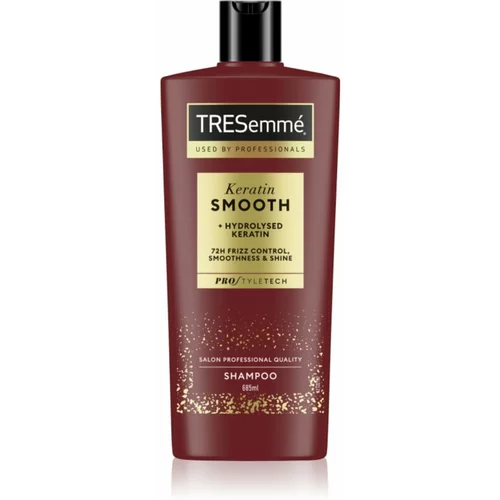 TRESemmé Keratin Smooth šampon za zaglađivanje vlasi za neposlušnu i anti-frizz kosu 685 ml
