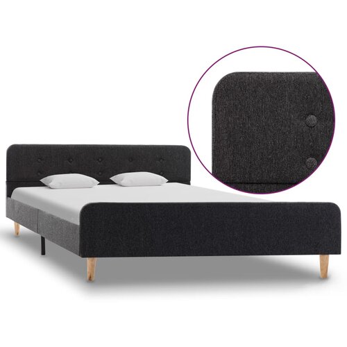 VidaXL okvir za krevet od jute tamnosivi 140 x 200 cm Slike