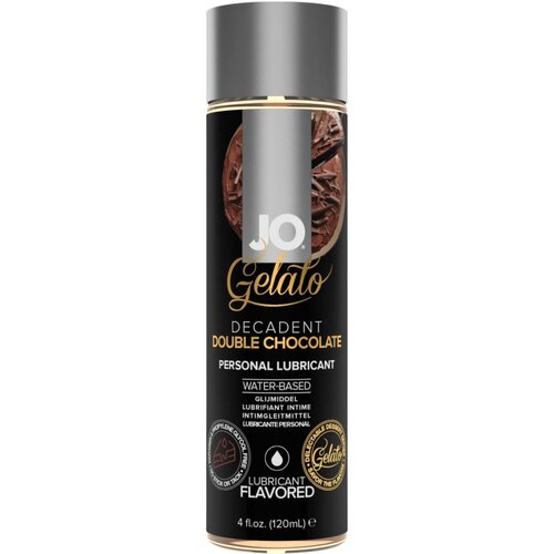 System Jo Jo Gelato dvojna čokolada - užitni lubrikant na vodni osnovi (120ml) Slike