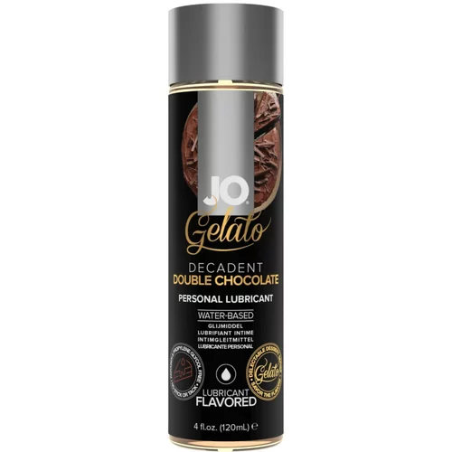 System Jo Jo Gelato dvojna čokolada - užitni lubrikant na vodni osnovi (120ml)