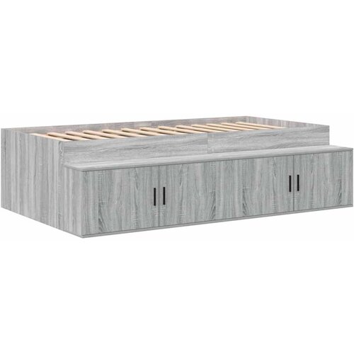  Okvir kreveta za odlaganje Siva Sonoma 80x200 cm Slike