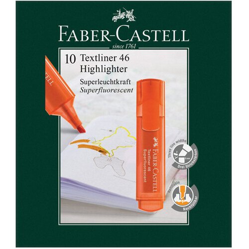 Signir 1-5MM 46 SUPERFLUORESCENT FABER CASTELL 154615 NARANČASTI Slike