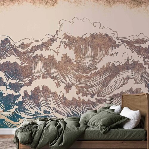 Foto tapeta - Giant waves 150x105 Premium Slike