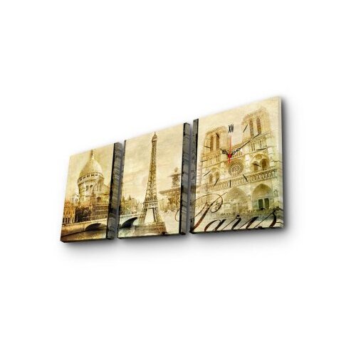 Wallity zidni sat 3P3040CS-27, 96x40 cm, 3 dela Cene