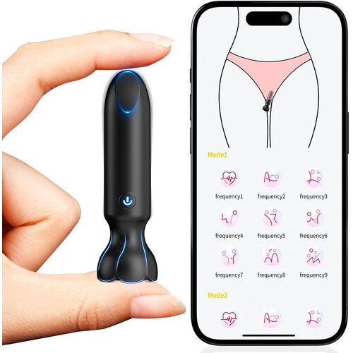 SuperLove Mighty & Smart Bullet Vibrator with App Black Cijene