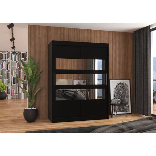  Klizni ormar Florento (150 cm)-okoladno smea Slike