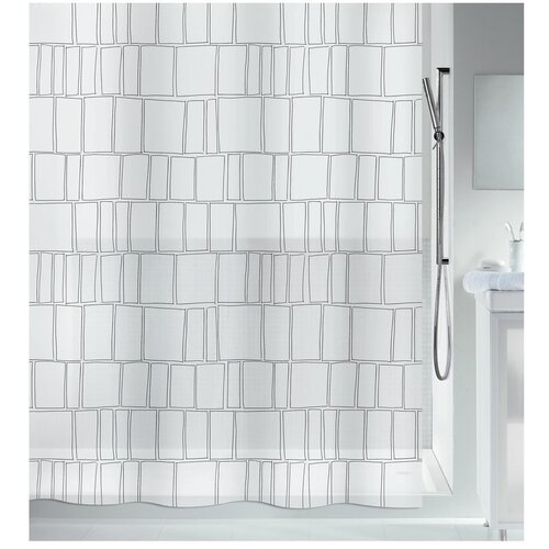 Spirella Zavesa za tu&amp;scaron; 180x200 cm Construct &amp;ndash; Slike