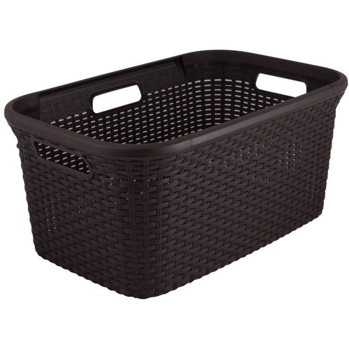 Curver smeđa ko&amp;scaron;ara za rublje style basket, 45 l Slike