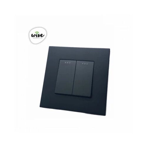 Wise prekidač mehanički, 2 tastera, pvc mat panel PM8013 Slike