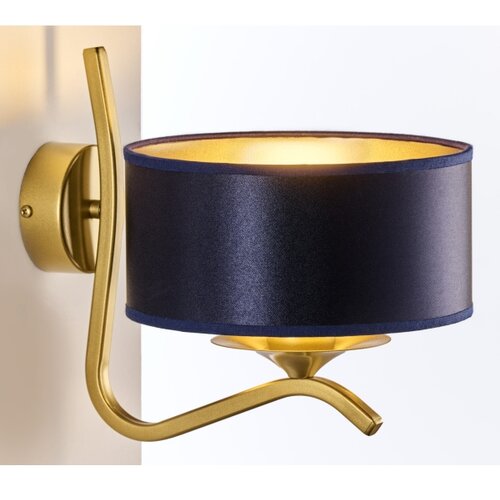 Jupiter 2115 - zidna lampa kaszmir 1xE27/15W/230V plava/zlatna Slike