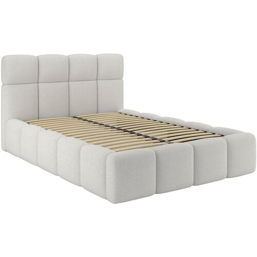 Modern Living Oblazinjena Postelja Cloudy, Krem Barva, 140x200 Slike