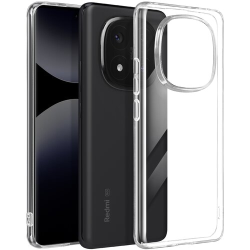 Oem Mayaxess, Ohišje za Xiaomi Redmi Note 14 Pro in 14 Pro Plus Mehak silikon, Prozorno, (5000215753) Cene