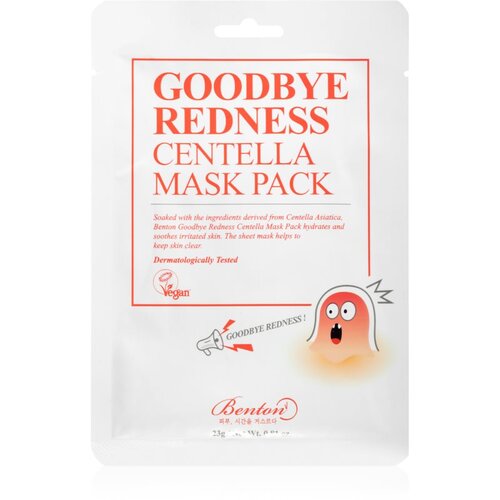 Benton Goodbye Redness Centella umirujuća sheet maska za problematično lice, akne 10 kom Slike