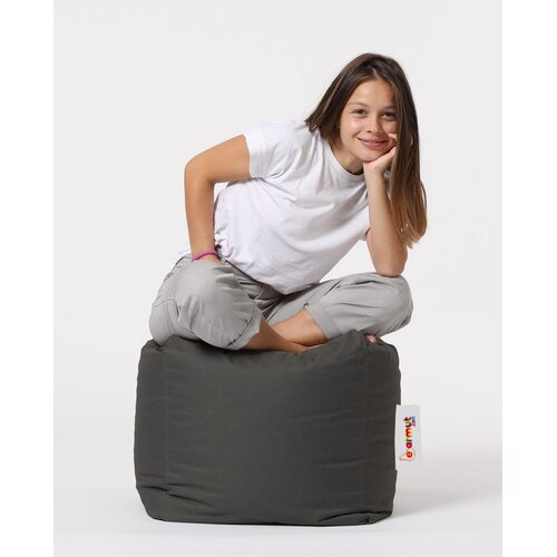  Lazy bag kvadratni puf Fume, siva Cene