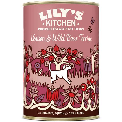 Lily's Kitchen terrine adult - divjačina in divji prašič - 400 g 400 g Cene
