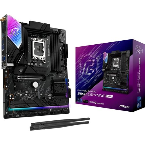 AsRock B860 Lightning WiFi LGA1851 MB Slike