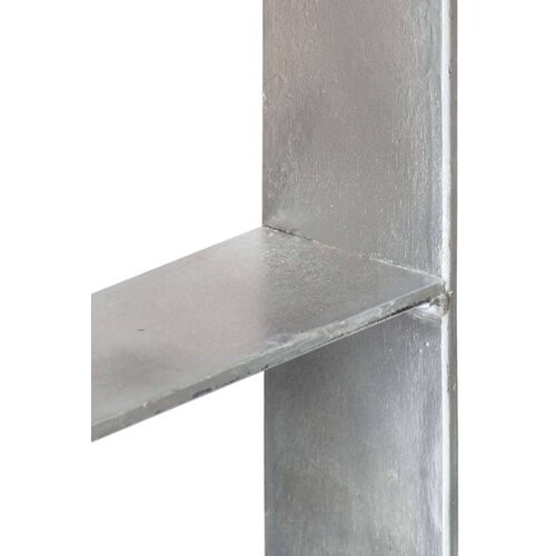 vidaXL Ograjna sidra 6 kosov srebrna 8x6x60 cm pocinkano jeklo, (5000152487) Cene