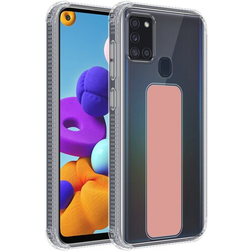 Cadorabo Case, združljiv s Samsungom v roza - za&scaron;čitni pokrov, narejen iz fleksibilnega silikona TPU z držalom in funkcijo stojala, (20593303) Cene