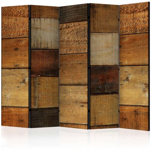  Paravan u 5 dijelova - Wooden Textures II [Room Dividers] 225x172 Cijene