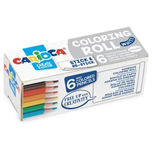 Carioca Samoljepljivi mini valjak za bojanje 6kom mini olovki - Cene